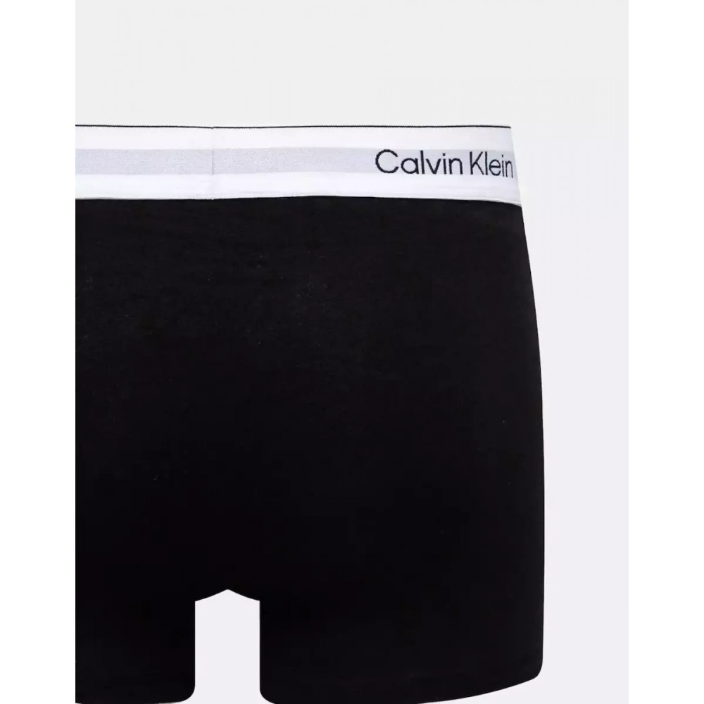 Calvin Klein LV00NB4392-UB1  Trunk 3pack, Icon Cotton Stretch, Ανδρικά Μπόξερ ΜΑΥΡΑ