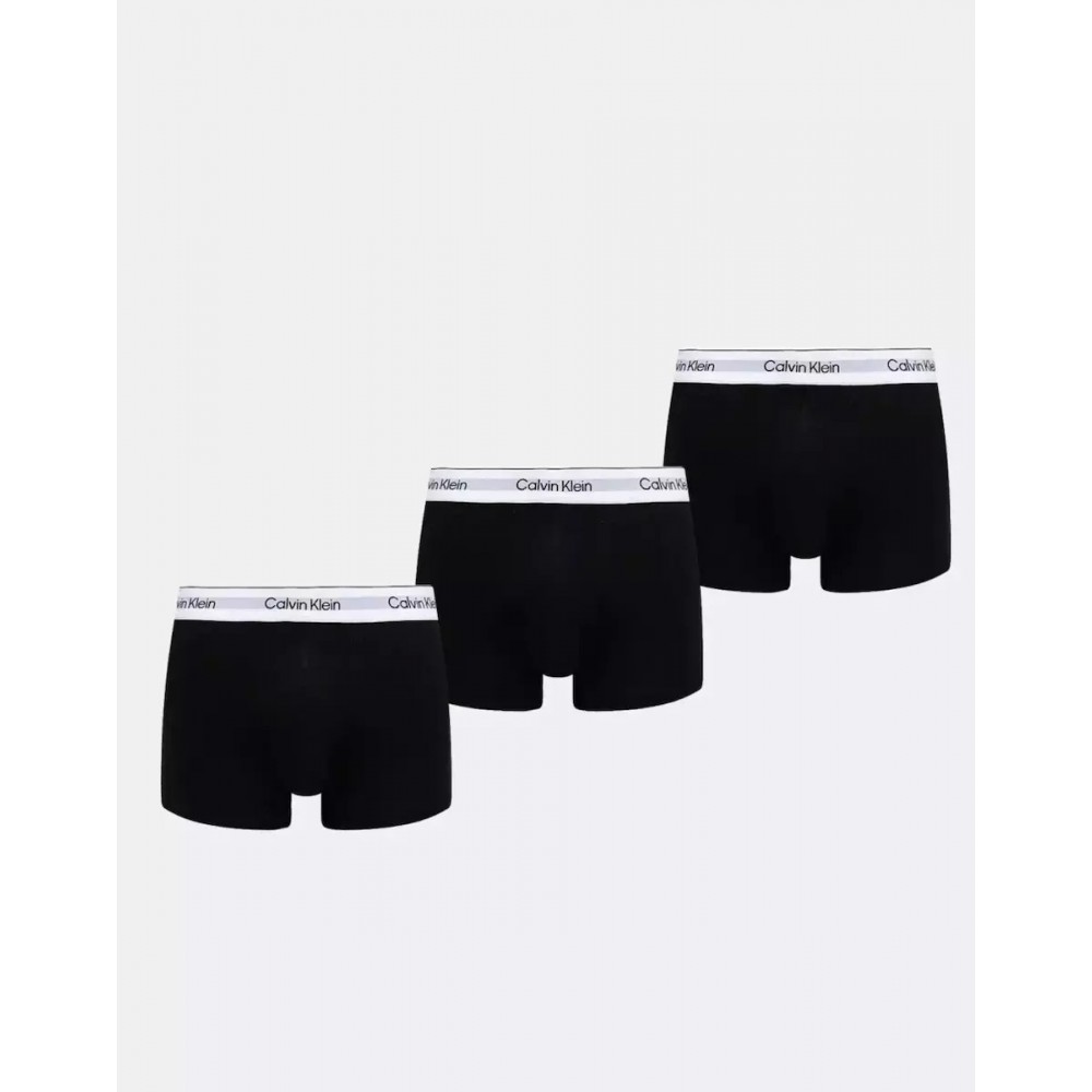 Calvin Klein LV00NB4392-UB1  Trunk 3pack, Icon Cotton Stretch, Ανδρικά Μπόξερ ΜΑΥΡΑ