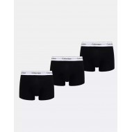 Calvin Klein LV00NB4392-UB1  Trunk 3pack, Icon Cotton Stretch, Ανδρικά Μπόξερ ΜΑΥΡΑ