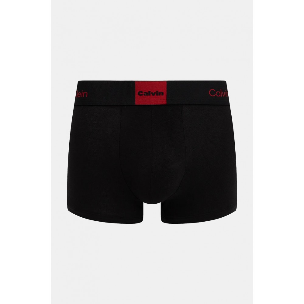 Calvin Klein Trunk LV00NB4476-3U4 3pack, Ανδρικά Μπόξερ Βαμβακερά, ΜΠΟΡΝΤΟ