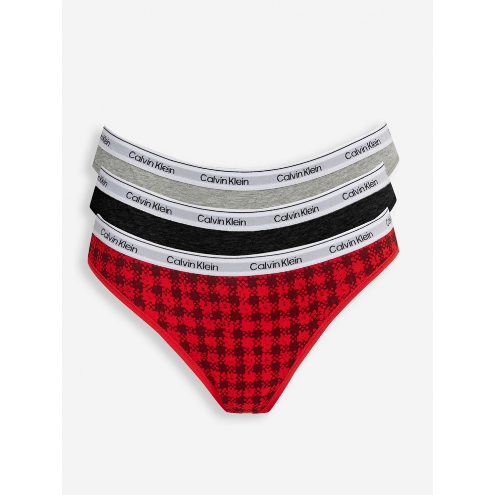 Calvin Klein Thong 3Pack 000QD5209E-31W, Γυναικεία Κυλοτάκια Στρινγκ σετ 3 τεμ. MULTI COLOR Calvin Klein Thong 3Pack 000QD5209E-31W, Γυναικεία Κυλοτάκια Στρινγκ σετ 3 τεμ. MULTI COLOR