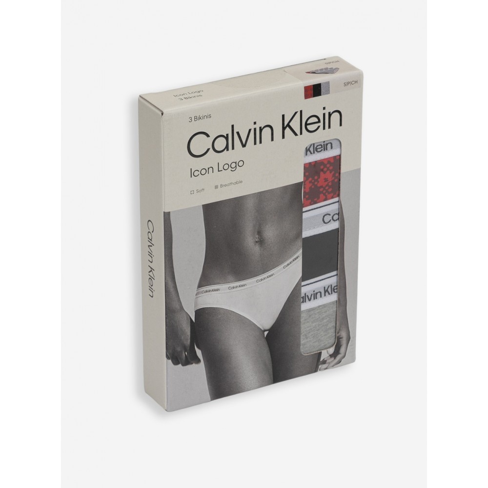 Calvin Klein Thong 3Pack 000QD5209E-31W, Γυναικεία Κυλοτάκια Στρινγκ σετ 3 τεμ. MULTI COLOR Calvin Klein Thong 3Pack 000QD5209E-31W, Γυναικεία Κυλοτάκια Στρινγκ σετ 3 τεμ. MULTI COLOR