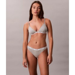 Calvin Klein Thong 3Pack 000QD5209E-31W, Γυναικεία  Κυλοτάκια Στρινγκ σετ 3 τεμ. MULTI COLOR