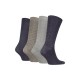 Calvin Klein 701235980-002, CK MEN SOCK 4pcs GIFTBOX AOP, Ανδρικές Κάλτσες 4 ζεύγη, ΓΚΡΙ