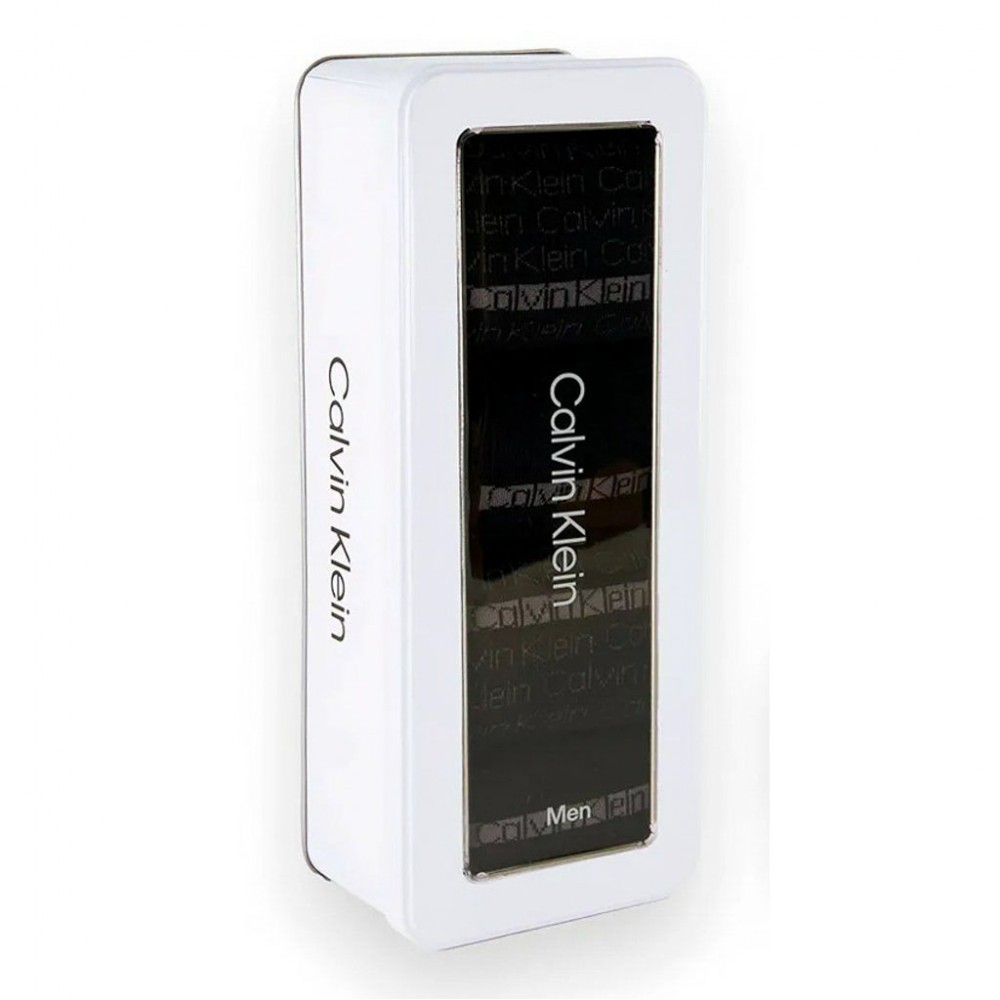 Calvin Klein 701235980-001, CK MEN SOCK 4pcs GIFTBOX AOP, Ανδρικές Κάλτσες 4 ζεύγη, ΜΑΥΡΟ