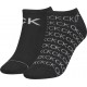 Calvin Klein Γυναικείες Κάλτσες 701218779-001  Set 2 ζευγάρια  για sneakers με print, ΜΑΥΡΑ