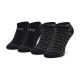 Calvin Klein Γυναικείες Κάλτσες 701218779-001  Set 2 ζευγάρια  για sneakers με print, ΜΑΥΡΑ