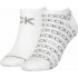 Calvin Klein Γυναικείες Κάλτσες 701218779-002  Set 2 ζευγάρια  για sneakers με print, ΑΣΠΡΟ