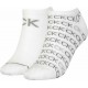 Calvin Klein Γυναικείες Κάλτσες 701218779-002  Set 2 ζευγάρια  για sneakers με print, ΑΣΠΡΟ