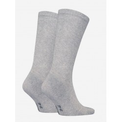 Calvin Klein 701228802-003, Ανδρικές Κάλτσες 2pack Monogram Αθλητικές Με Πετσέτα , ΓΚΡΙ