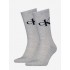 Calvin Klein 701228802-003, Ανδρικές Κάλτσες 2pack Monogram Αθλητικές Με Πετσέτα , ΓΚΡΙ