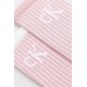CALVIN KLEIN JEANS 701229467-003 CKJ WOMEN SOCK 2P GLOSSY RIB, Γυναικείες Κάλτσες με logo, ΡΟΖ