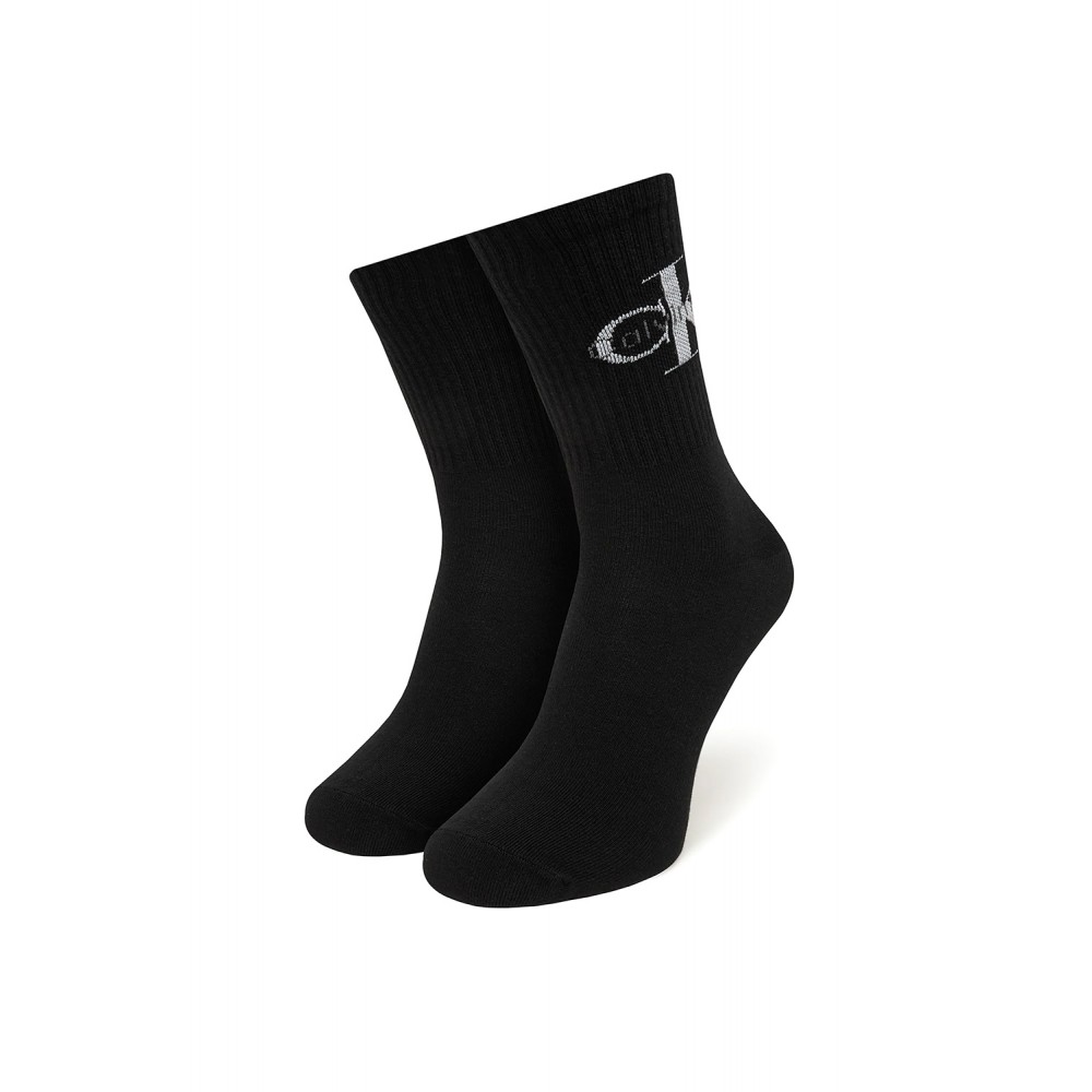 Calvin Klein Jeans 701235384-001, CKJ WOMEN SOCK 4pcs GIFT BOX MONOLOGO, ΑΣΠΡΟ-ΜΑΥΡΟ