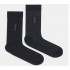 Calvin Klein 701235970-001, Ανδρικές Κάλτσες CK MEN'S SOCKS PINSTRIPE 2 ζεύγη, ΜΑΥΡΟ