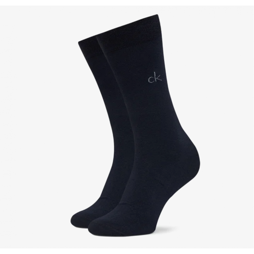 Calvin Klein 701235981-003, CK MEN SOCK 3 pcs GIFTBOX DROPNEEDLE,  ΜΠΛΕ ΣΚΟΥΡΟ