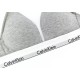 Calvin Klein Light Lined Bralette LV00QF8498-P7A Icon Cotton Modal, ΓΚΡΙ