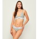 Calvin Klein Thong LV00QF8518-P7A,  Γυναικείο Κυλοτάκι Στρινγκ με εξωτερικό λάστιχο, ΓΚΡΙ