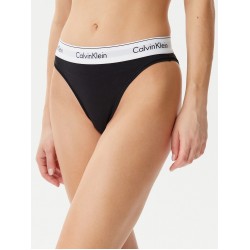 Calvin Klein LV00QF8524-UB1, Γυναικείο Κυλοτάκι High Leg Tanga, ΜΑΥΡΟ