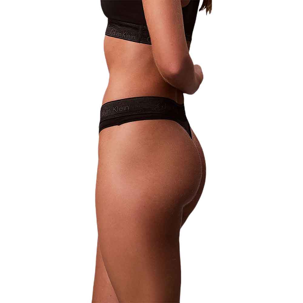 Calvin Klein LV00QF8549-UB1, Thong Icon Cotton Modal Limited Edition, ΜΑΥΡΟ Calvin Klein LV00QF8549-UB1, Thong Icon Cotton Modal Limited Edition, ΜΑΥΡΟ
