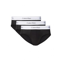 Calvin Klein LV00NB4388-UB1, ICON COTTON STRETCH Hip Brief, Ανδρικά Σλιπ 3 τεμ. BLACK 