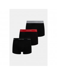 Calvin Klein Low Rise Trunk LV00NB4389-0AZ 3pack, Ανδρικά Μπόξερ Black w/ Adrenaline Rush WB/Bl