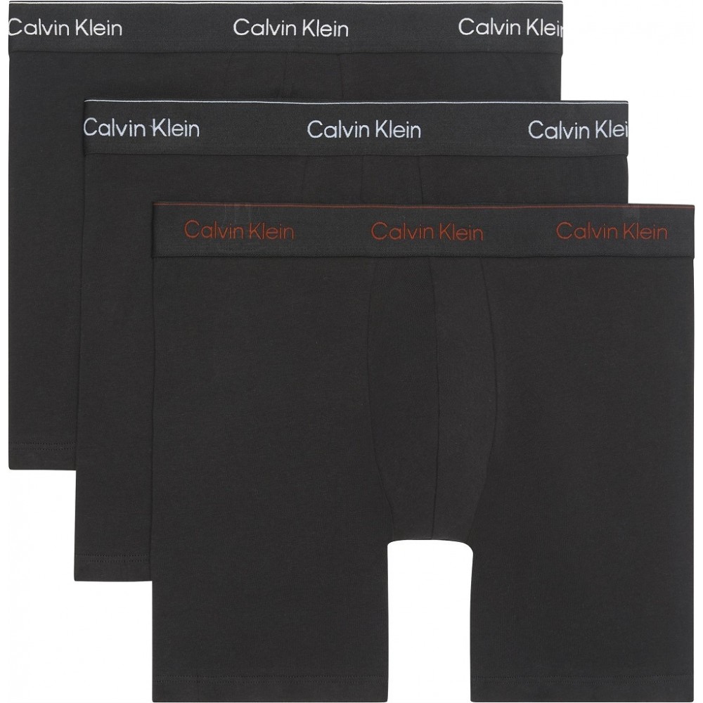 Calvin Klein LV00NB4394-0FL, Ανδρικά Boxer Icon Cotton Stretch Brief 3τεμ. Βαμβακερά Με Πόδι, ΜΑΥΡΟ Calvin Klein LV00NB4394-0FL, Ανδρικά Boxer Icon Cotton Stretch Brief 3τεμ. Βαμβακερά Με Πόδι, ΜΑΥΡΟ