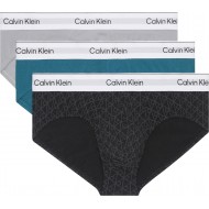 Calvin Klein LV00NB4563-2V1, Hip Brief 3pack, Ανδρικά Σλιπ FW25-26, MULTI COLOR
