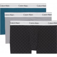 Calvin Klein LV00NB4565-2V1, Trunk 3pack, Ανδρικά Μπόξερ FW25-26, MULTI COLOR