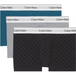 Calvin Klein LV00NB4565-2V1, Trunk 3pack, Ανδρικά Μπόξερ FW25-26, MULTI COLOR