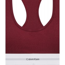 Calvin Klein LV00QF8018-AF8, Modal Rib Lightly Lined  Bralette, ΜΠΟΡΝΤΟ