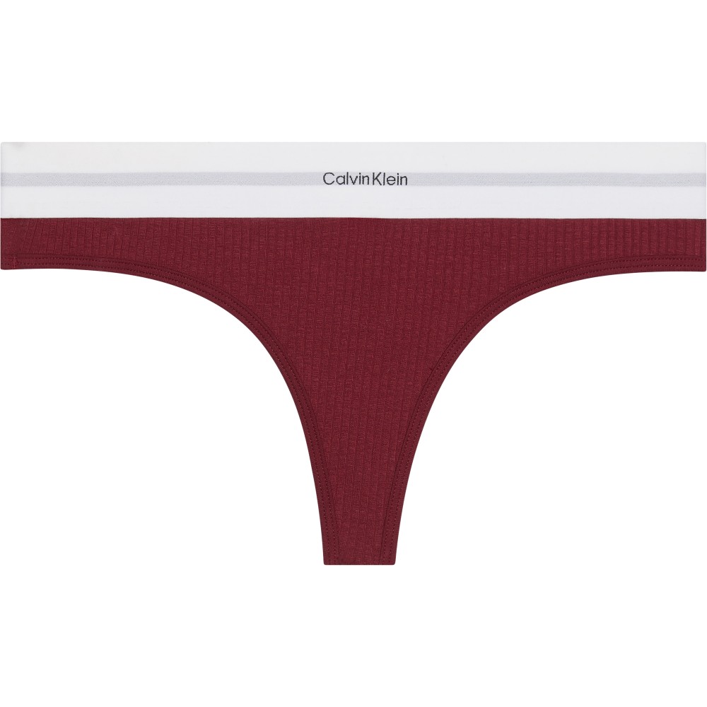 Calvin Klein LV00QF8023-AF8, Γυναικείο βαμβακερό Κυλοτάκι Thong RIB, ΜΠΟΡΝΤΟ Calvin Klein LV00QF8023-AF8, Γυναικείο βαμβακερό Κυλοτάκι Thong RIB, ΜΠΟΡΝΤΟ