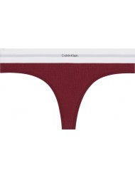 Calvin Klein LV00QF8023-AF8, Γυναικείο βαμβακερό Κυλοτάκι Thong RIB, ΜΠΟΡΝΤΟ Calvin Klein LV00QF8023-AF8, Γυναικείο βαμβακερό Κυλοτάκι Thong RIB, ΜΠΟΡΝΤΟ