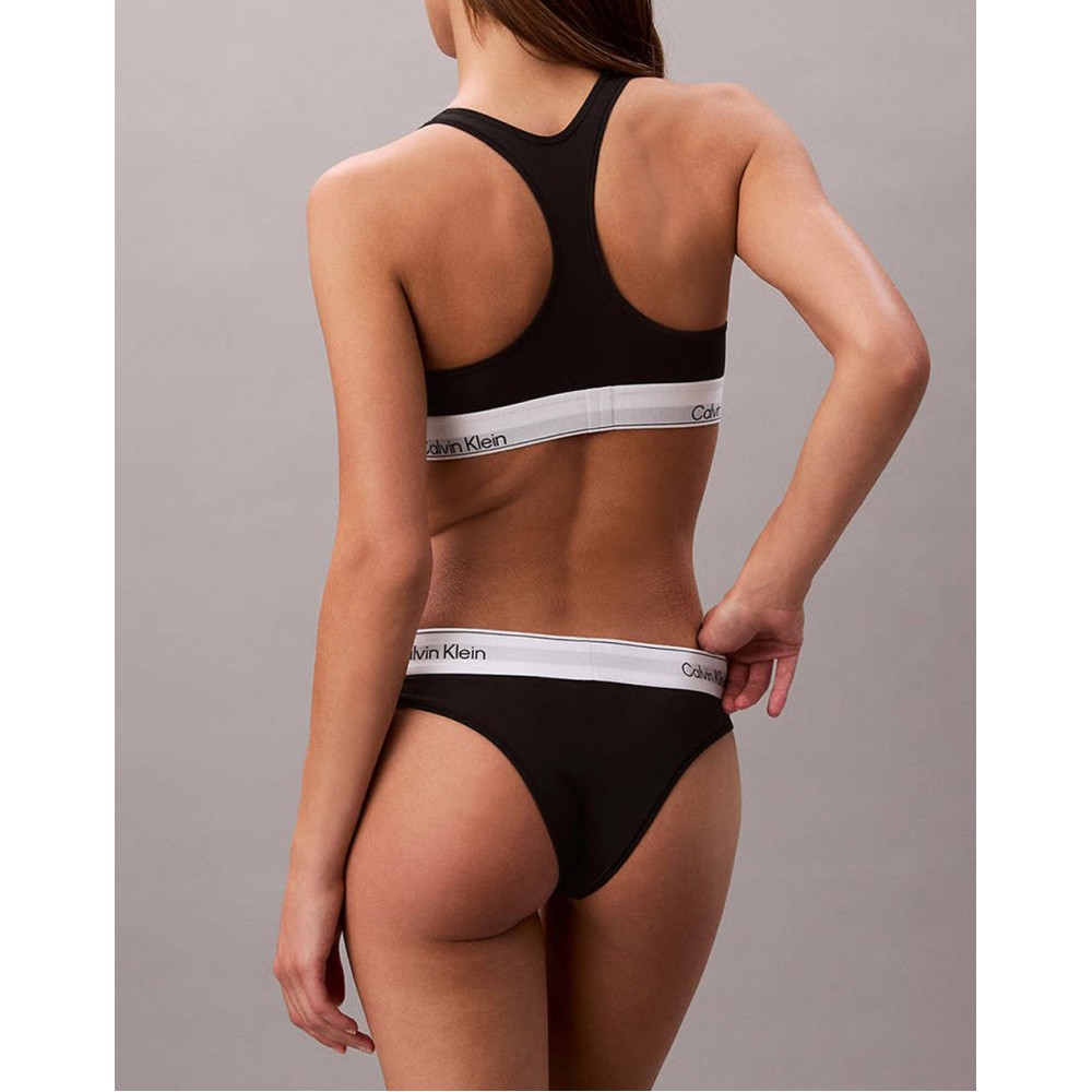 Calvin Klein LV00QF8493-UB1 Unlined Bralette με φαρδύ λάστιχο και αθλητική πλάτη, ΜΑΥΡΟ Calvin Klein LV00QF8493-UB1 Unlined Bralette με φαρδύ λάστιχο και αθλητική πλάτη, ΜΑΥΡΟ