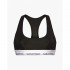 Calvin Klein LV00QF8493-UB1 Unlined Bralette με φαρδύ λάστιχο και αθλητική πλάτη, ΜΑΥΡΟ