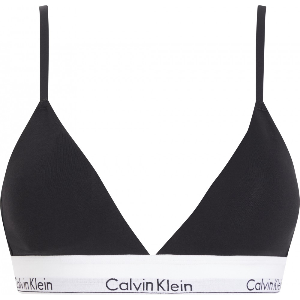Calvin Klein Light Lined Bralette LV00QF8498-UB1 Icon Cotton Modal, ΜΑΥΡΟ Calvin Klein Light Lined Bralette LV00QF8498-UB1 Icon Cotton Modal, ΜΑΥΡΟ