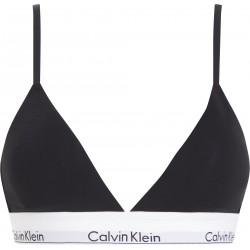 Calvin Klein Light Lined Bralette LV00QF8498-UB1 Icon Cotton Modal, ΜΑΥΡΟ