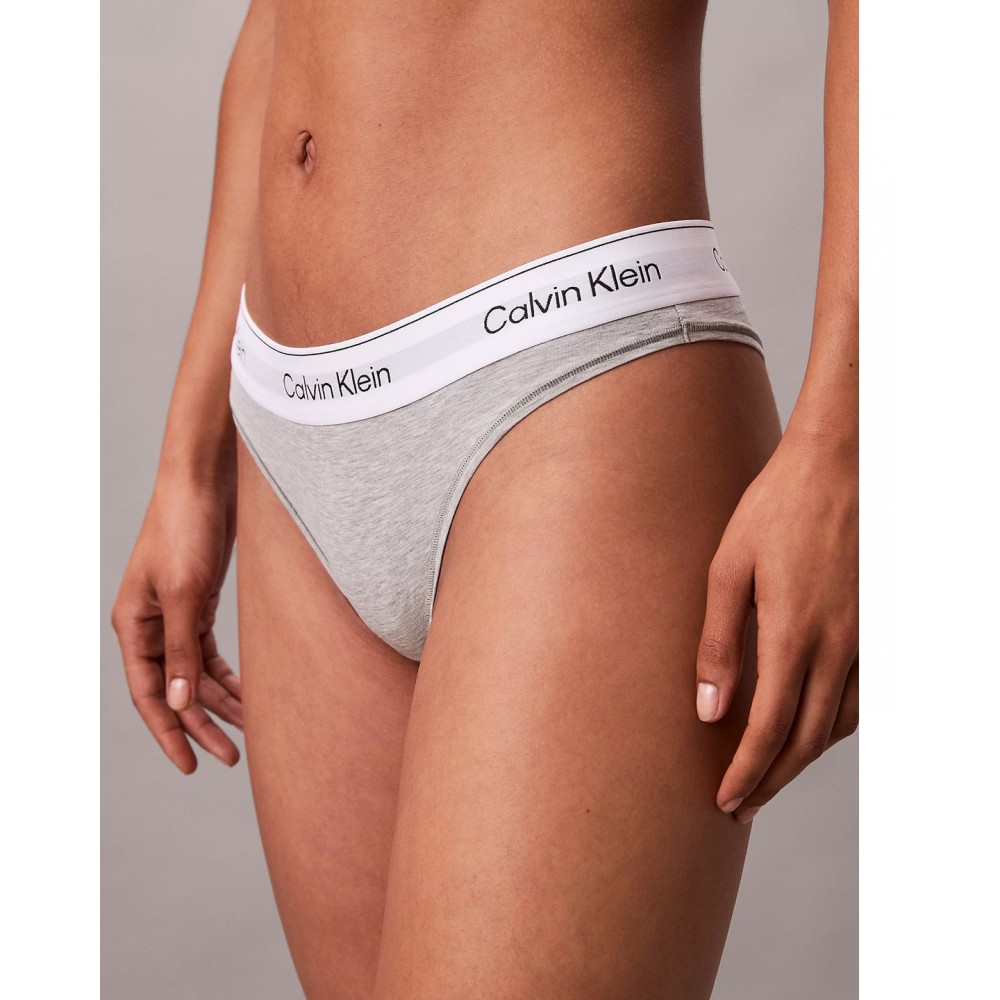 Calvin Klein LV00QF8522-P7A, Γυναικείο Icon Cotton Brazilian Brief με άσπρο λάστιχο, ΓΚΡΙ Calvin Klein LV00QF8522-P7A, Γυναικείο Icon Cotton Brazilian Brief με άσπρο λάστιχο, ΓΚΡΙ