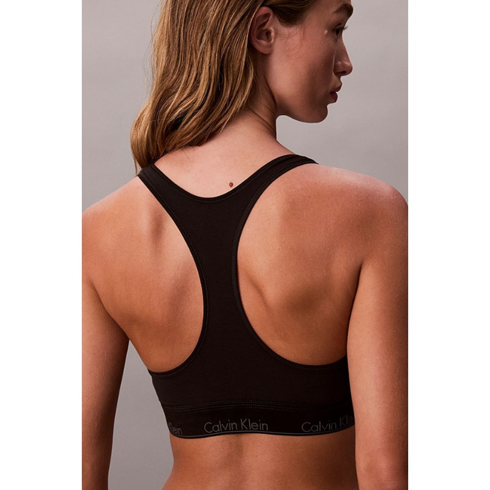 Calvin Klein LV00QF8547-UB1, Γυναικείο Μπουστάκι με αθλητική πλάτη, ΜΑΥΡΟ Calvin Klein LV00QF8547-UB1, Γυναικείο Μπουστάκι με αθλητική πλάτη, ΜΑΥΡΟ