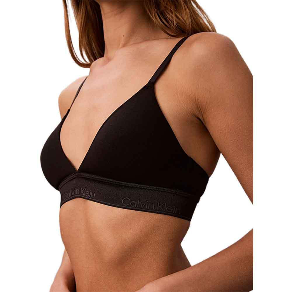 Calvin Klein Light Lined Bralette LV00QF8548-UB1 Icon Cotton Modal, ΜΑΥΡΟ Calvin Klein Light Lined Bralette LV00QF8548-UB1 Icon Cotton Modal, ΜΑΥΡΟ