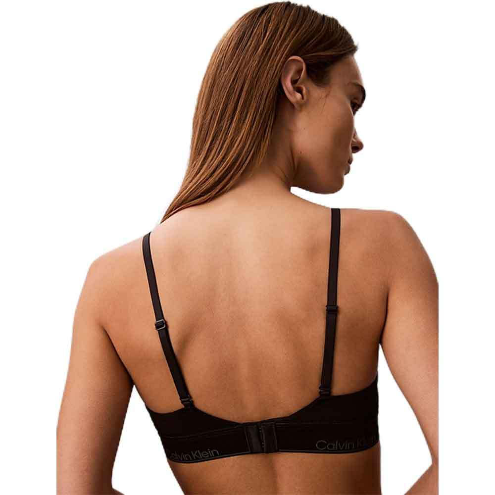 Calvin Klein Light Lined Bralette LV00QF8548-UB1 Icon Cotton Modal, ΜΑΥΡΟ Calvin Klein Light Lined Bralette LV00QF8548-UB1 Icon Cotton Modal, ΜΑΥΡΟ