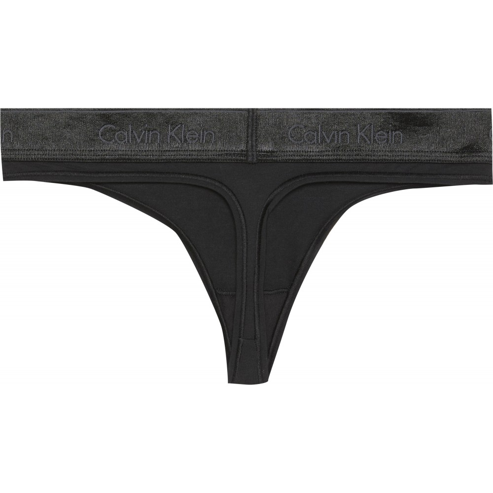 Calvin Klein LV00QF8549-UB1, Thong Icon Cotton Modal Limited Edition, ΜΑΥΡΟ Calvin Klein LV00QF8549-UB1, Thong Icon Cotton Modal Limited Edition, ΜΑΥΡΟ