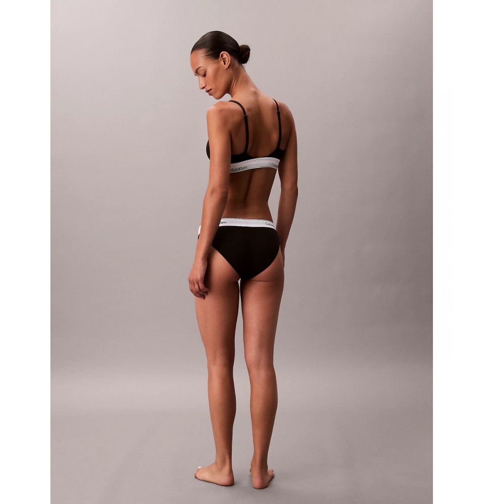 Calvin Klein Light Lined Bralette LV00QF8498-UB1 Icon Cotton Modal, ΜΑΥΡΟ Calvin Klein Light Lined Bralette LV00QF8498-UB1 Icon Cotton Modal, ΜΑΥΡΟ