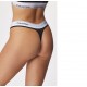 Calvin Klein LV00QF8518-UB1, Γυναικείο Κυλοτάκι Thong με εξωτερικό άσπρο λάστιχο, ΜΑΥΡΟ Calvin Klein LV00QF8518-UB1, Γυναικείο Κυλοτάκι Thong με εξωτερικό άσπρο λάστιχο, ΜΑΥΡΟ