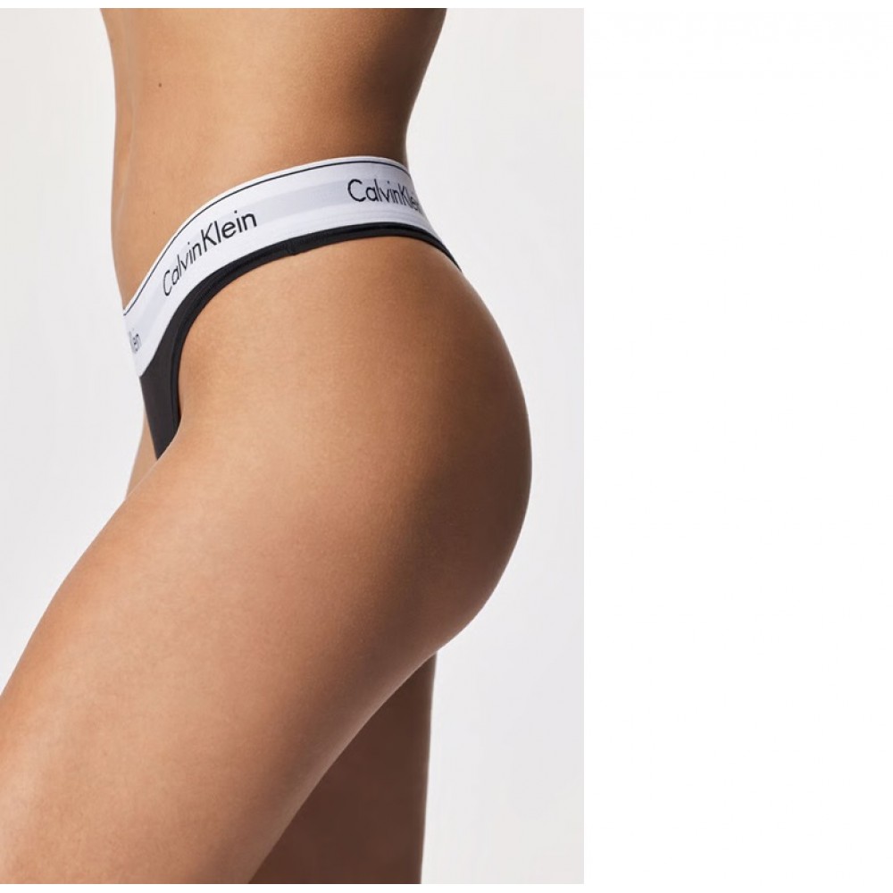 Calvin Klein LV00QF8518-UB1, Γυναικείο Κυλοτάκι Thong με εξωτερικό άσπρο λάστιχο, ΜΑΥΡΟ Calvin Klein LV00QF8518-UB1, Γυναικείο Κυλοτάκι Thong με εξωτερικό άσπρο λάστιχο, ΜΑΥΡΟ