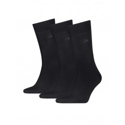 Calvin Klein 701234208-001, Ανδρικές Κάλτσες Set 3 ζευγάρια με logo, ΜΑΥΡΟ