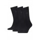 Calvin Klein 701234208-001, Ανδρικές Κάλτσες Set 3 ζευγάρια με logo, ΜΑΥΡΟ