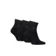 Calvin Klein 701234209-001, Ανδρικές Κάλτσες Ημίκοντες Set 3 ζευγάρια με logo, ΜΑΥΡΟ