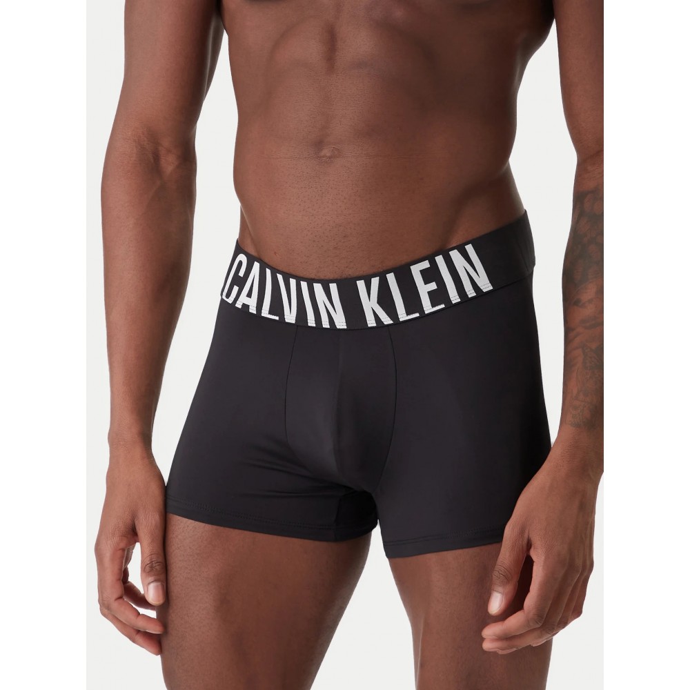Calvin Klein 3Pack Microfiber Trunk Intense Power 000NB3775A-UB1,  ΜΑΥΡΟ