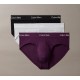 Calvin Klein LV00NB4388-4M0, ICON COTTON STRETCH Hip Brief, Ανδρικά Σλιπ 3 τεμ. Multi Color