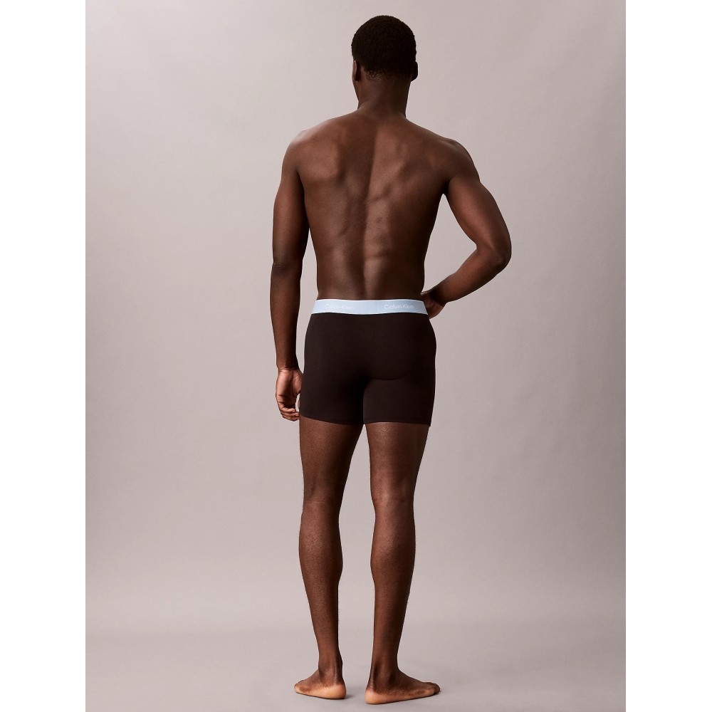 Calvin Klein LV00NB4394-4NK, Ανδρικά Boxer Brief Cotton Stretch 3τεμ. Βαμβακερά Με Πόδι, ΜΑΥΡΟ